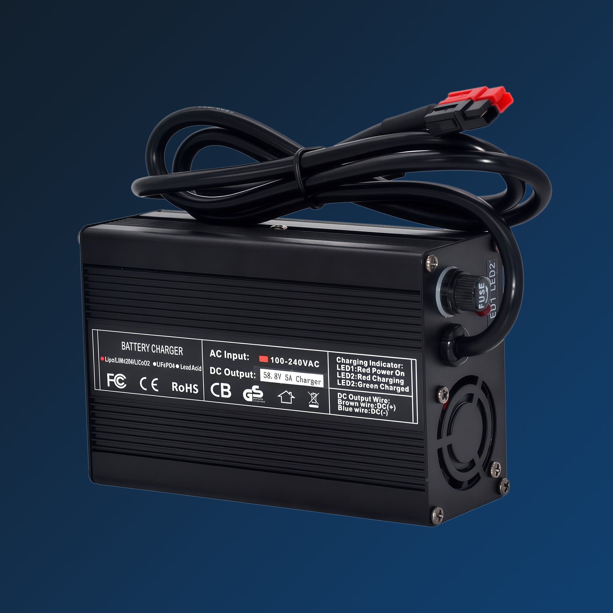 52V 20Ah Bluetooth Triangle eBike Battery | Samsung 50G Cells | APP Control & Monitoring | 5A Fast Charger