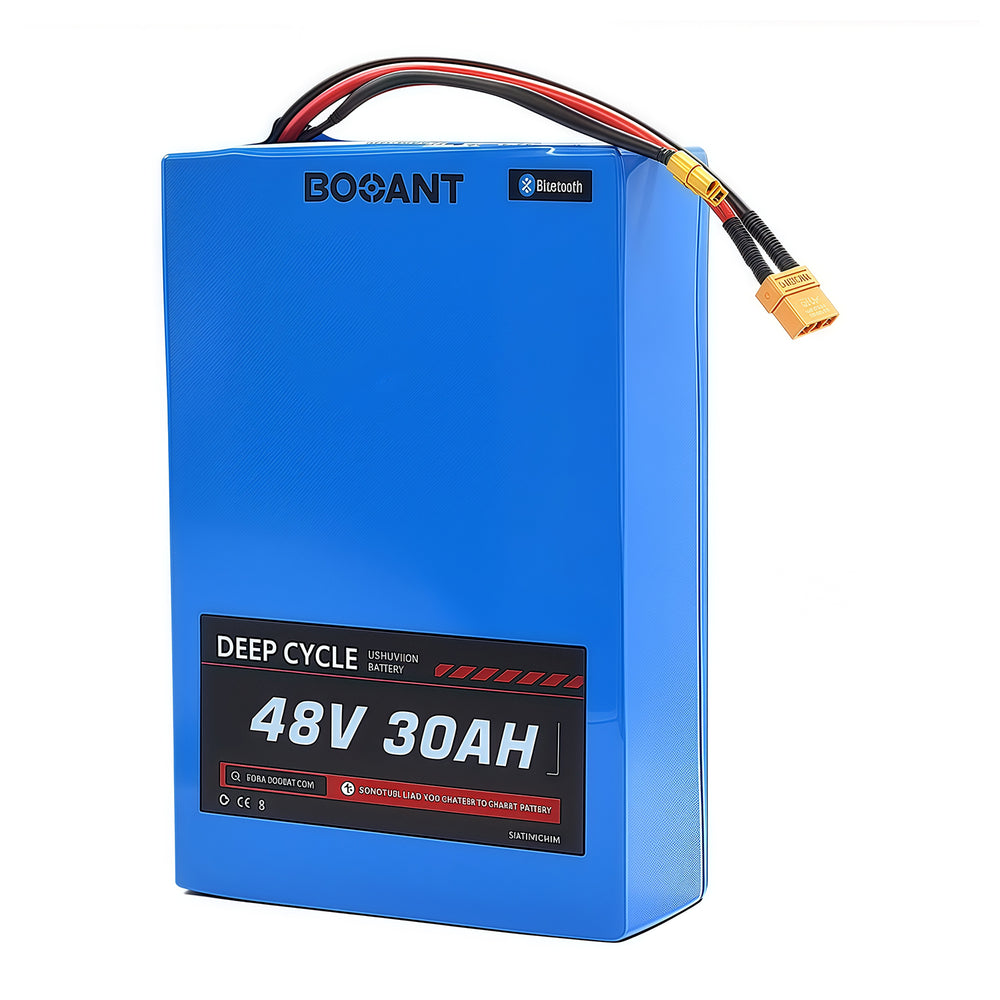 48V 30Ah E-Bike Battery with Samsung 50G Cells & Bluetooth BMS - 1440Wh Long-Range Power