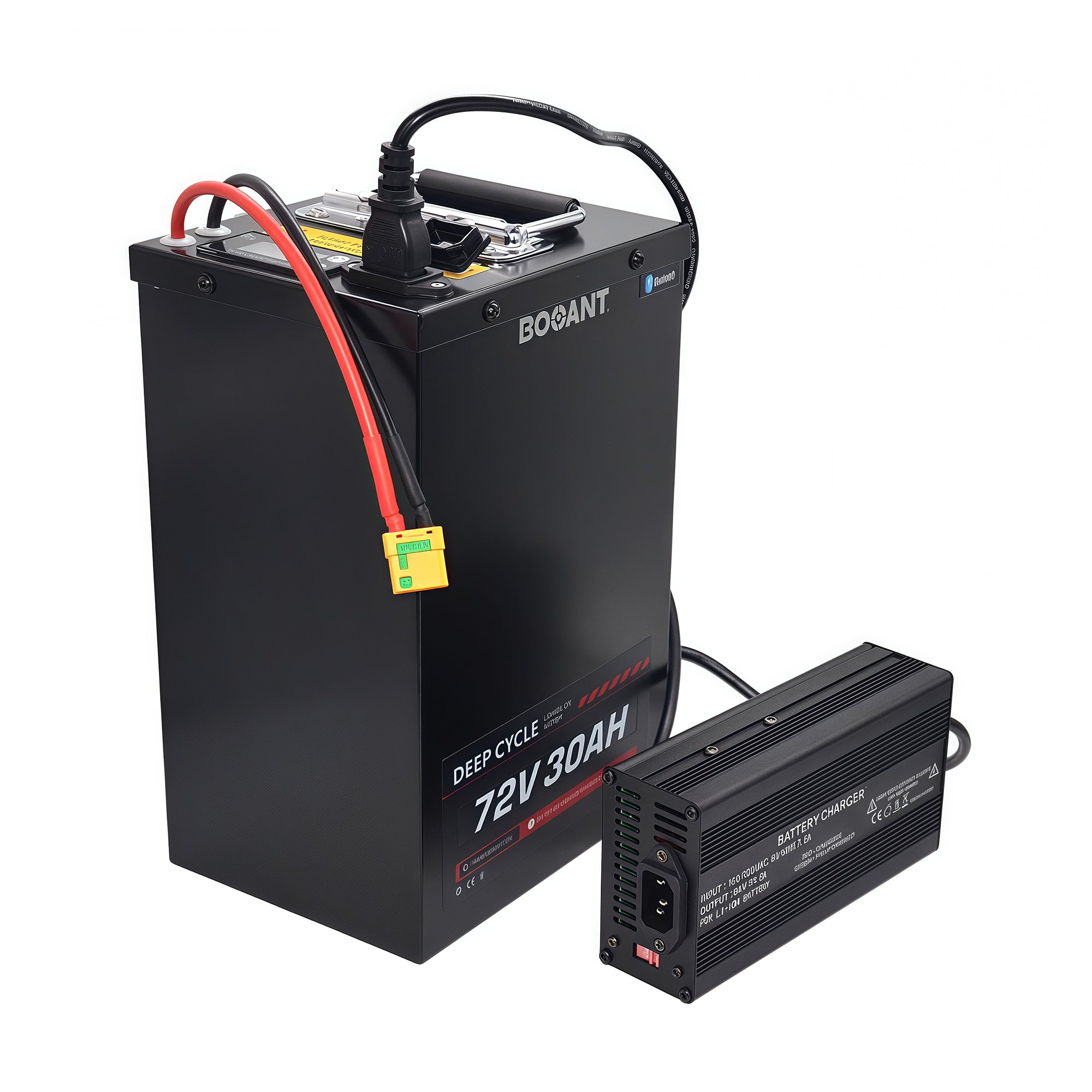 72V 30AH Samsung 21700-50G Smart Battery with Bluetooth Monitoring & Waterproof Metal Case