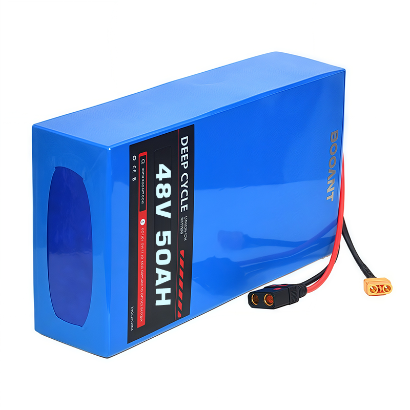 Long-Range Powe 48V 50Ah Battery for EBOX Ebikes · Built with Genuine Samsung 50G Cells · Includes 10A Fast Charger