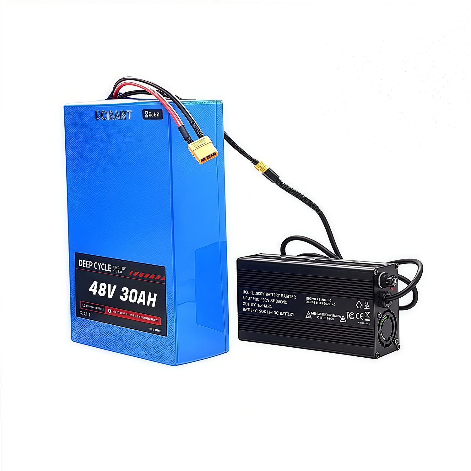 48V 30Ah E-Bike Battery with Samsung 50G Cells & Bluetooth BMS - 1440Wh Long-Range Power