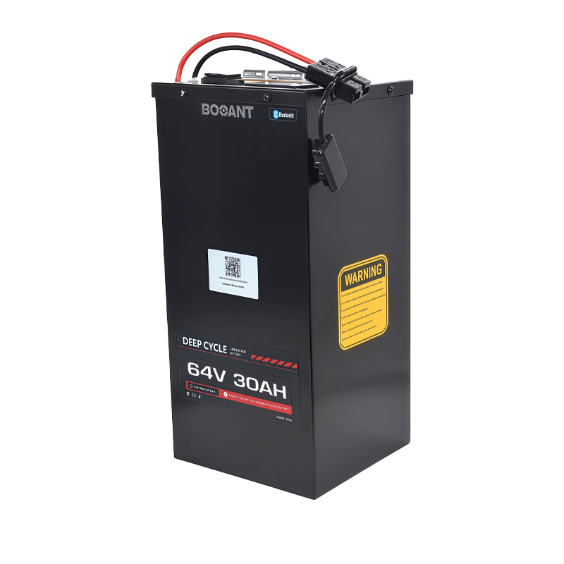 20S 60V 64V 30AH LiFePo4 Battery With Metal Casing