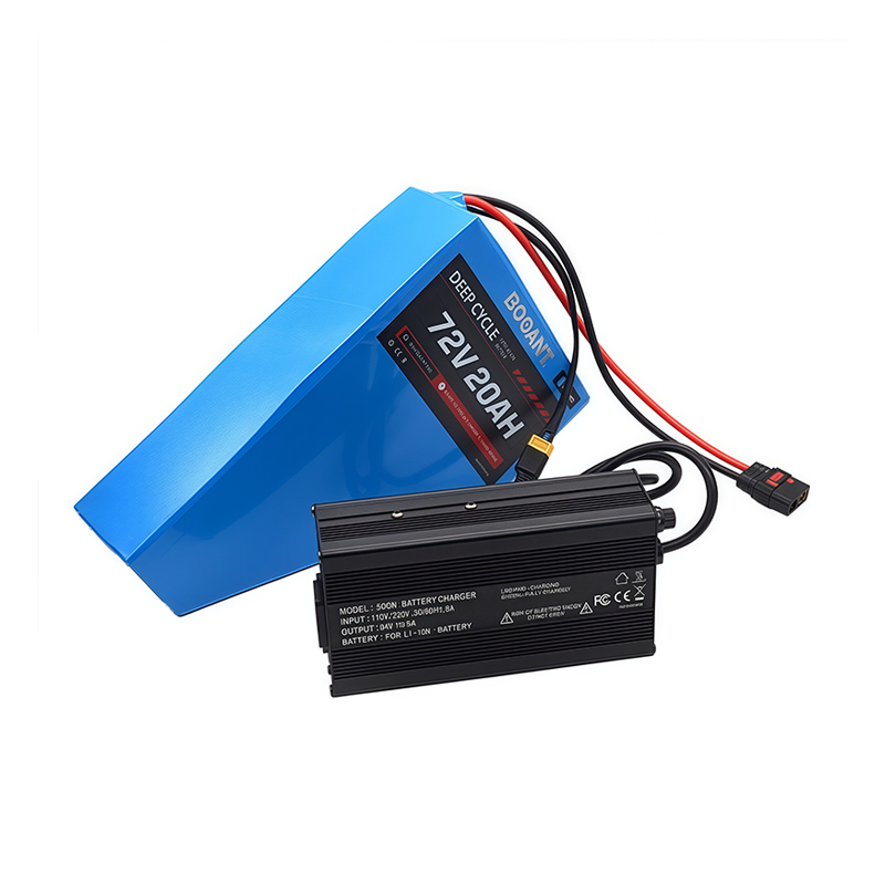 72V 20Ah Triangle Lithium Battery | Premium Samsung 50G Cells | Bluetooth BMS