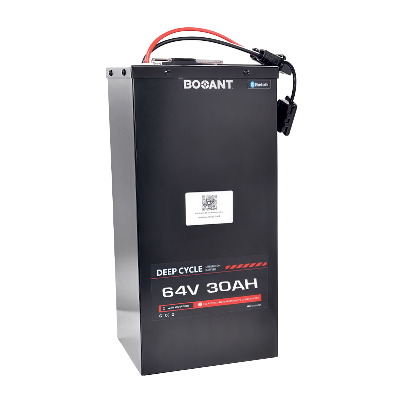20S 60V 64V 30AH LiFePo4 Battery With Metal Casing