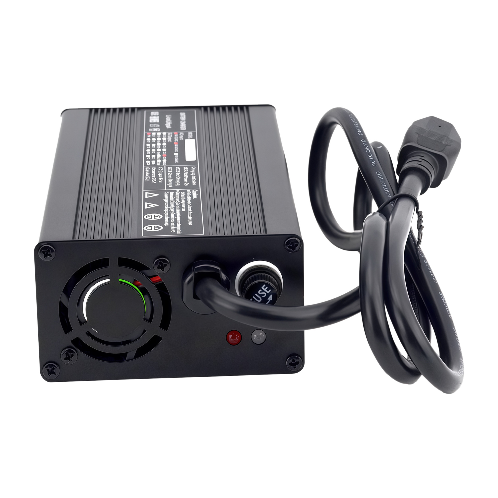 42V 5A/10A Lithium Battery Charger - 420W Fast Charging for 36V Li-ion, Global Voltage & Aluminum Cooling