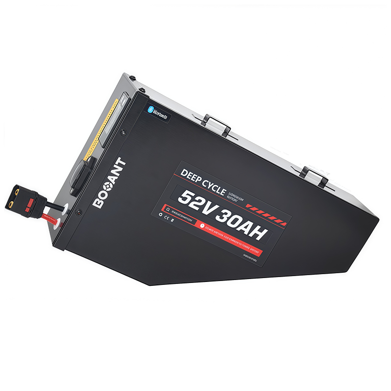 52V 30Ah Triangle Ebike Battery by Booant - Metal Casing, Samsung Cells, and Smart BMS