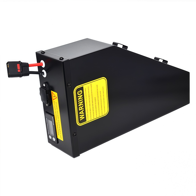 Booant 52V 30Ah Battery with Metal Shell - Triangle Design, IP65 Rating, and Long Cycle Life