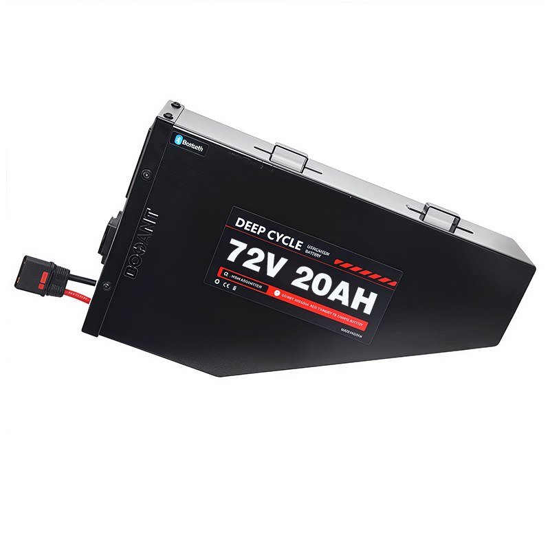 72V 20AH Triangular E-Bike Battery | Samsung 50G Cells | Smart Bluetooth BMS | Metal Case