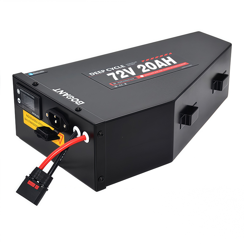 72V 20AH Triangular E-Bike Battery | Samsung 50G Cells | Smart Bluetooth BMS | Metal Case