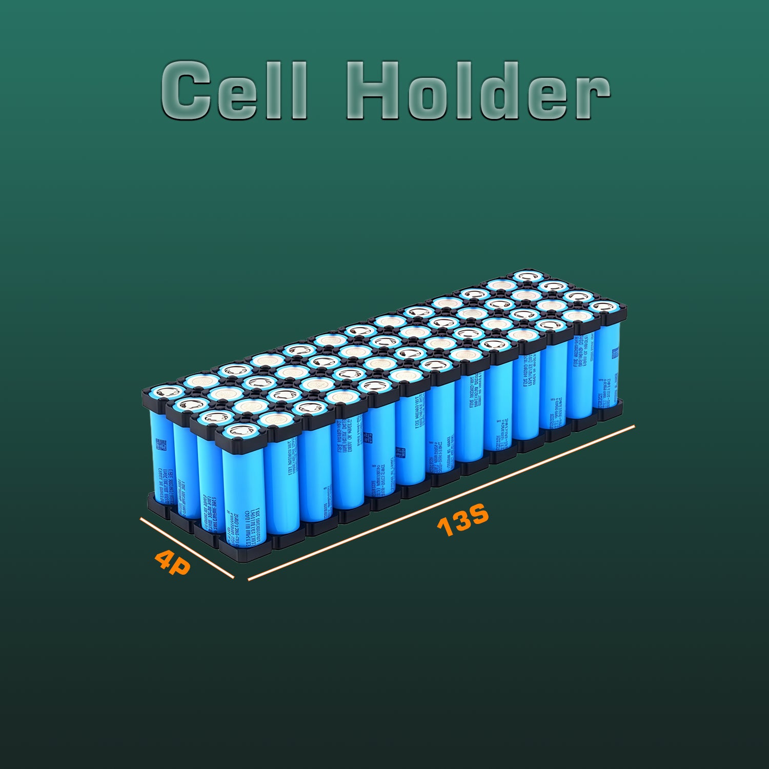 Compact 48V 20AH battery pack with mounting bracket for easy installation