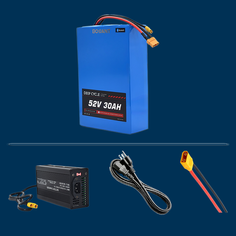 52V 30Ah Battery - Samsung 50G Cells with Bluetooth BMS | 1560Wh for E-Bikes, Scooters & Golf Carts