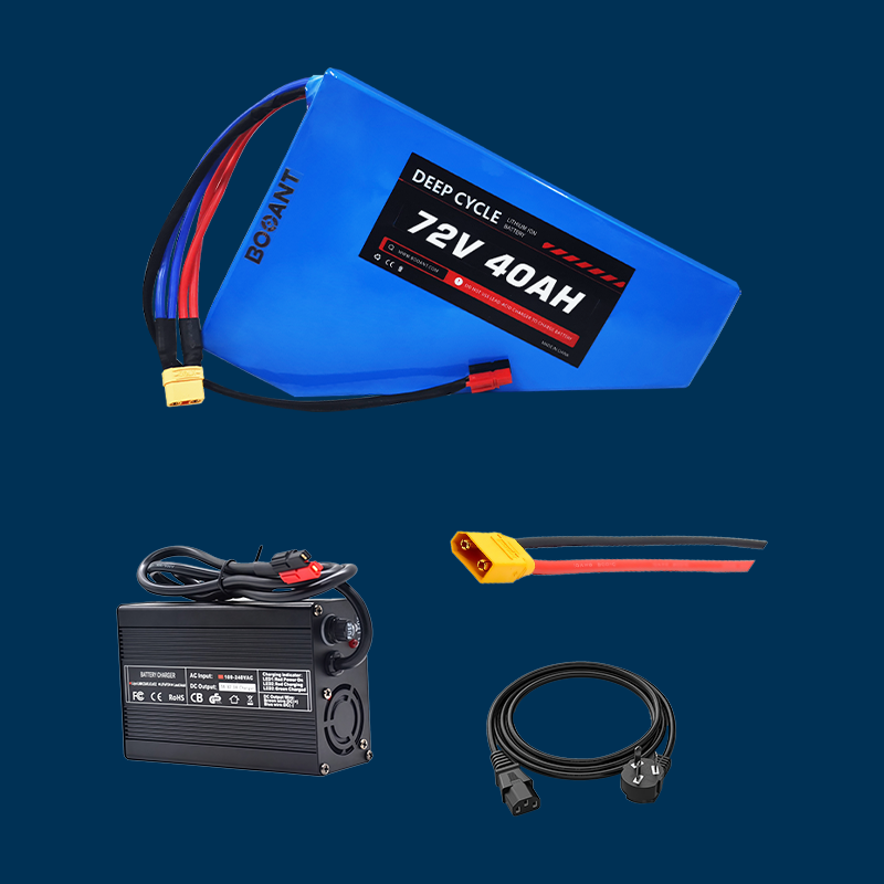 BOOANT 72V 40Ah Triangle Lithium eBike Battery