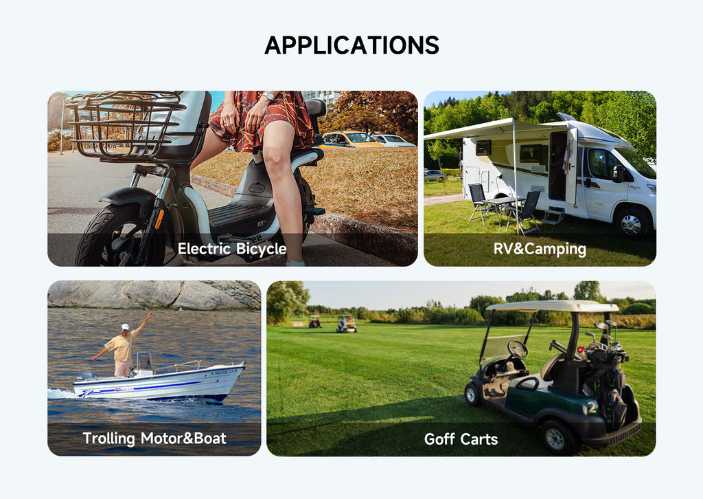 Versatile BOOANT LiFePO4 Batteries for Various Applications