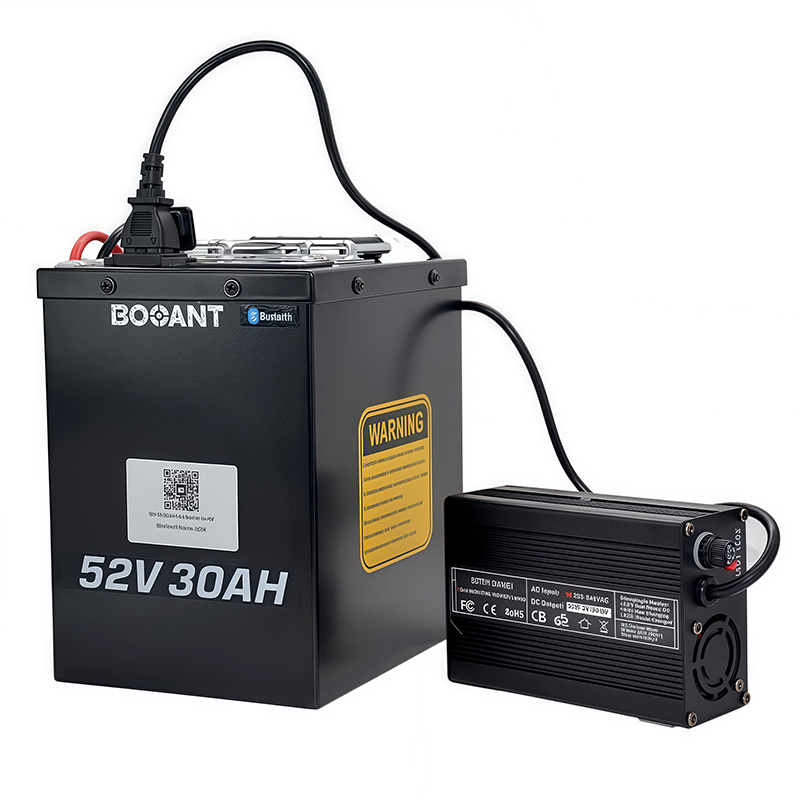 52V 30Ah eBike Battery - 2000W High Power for 80+ Miles Range | BOOANT